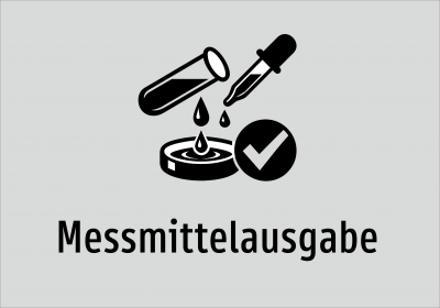 Messmittelausgabe