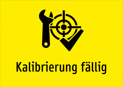 Kalibrierung fällig