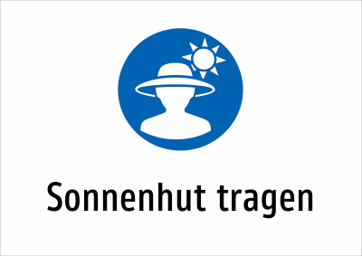Sonnenhut tragen
