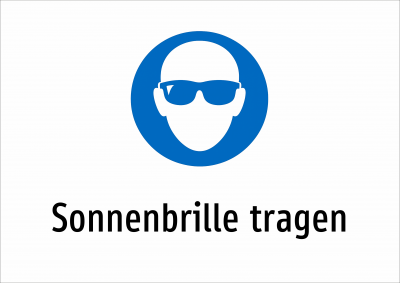 Sonnenbrille tragen