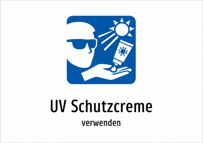 UV Schutzcreme - verwenden