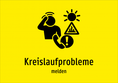 Kreislaufprobleme - melden