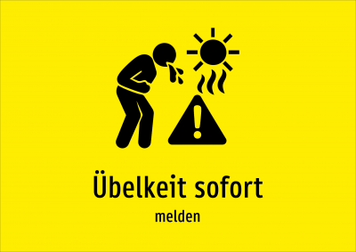 Übelkeit sofort - melden