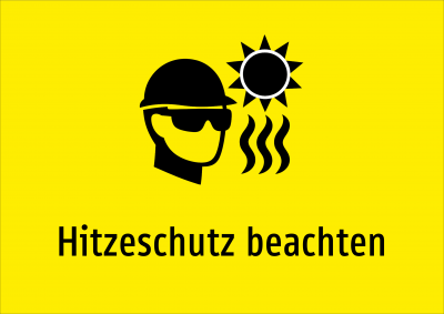 Hitzeschutz beachten