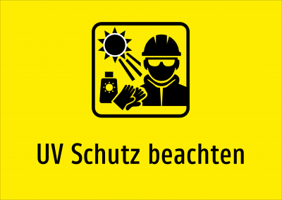 UV Schutz beachten