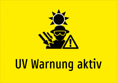 UV Warnung aktiv