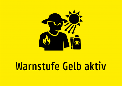 Warnstufe Gelb aktiv