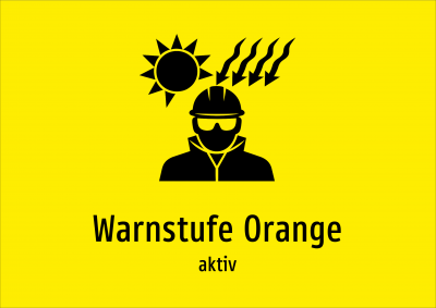Warnstufe Orange - aktiv