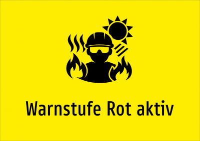 Warnstufe Rot aktiv