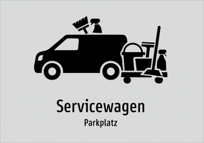 Servicewagen - Parkplatz