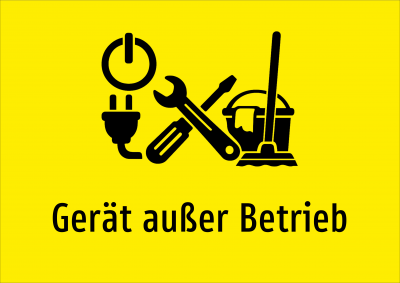 Gerät außer Betrieb