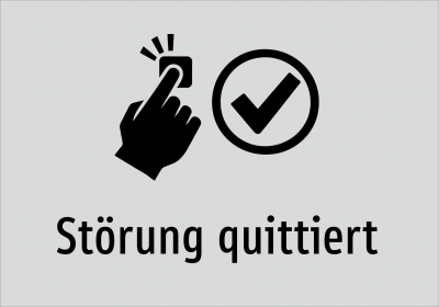 Störung quittiert