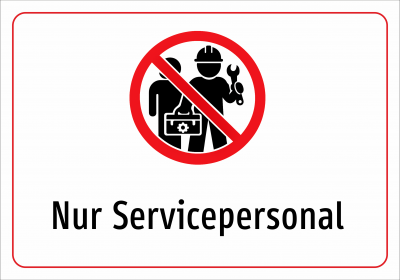 Nur Servicepersonal