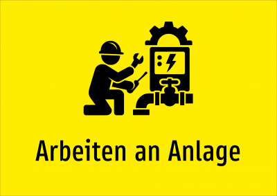 Arbeiten an Anlage
