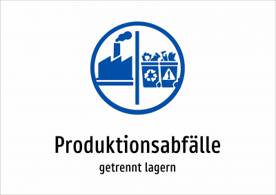Produktionsabfälle - getrennt lagern