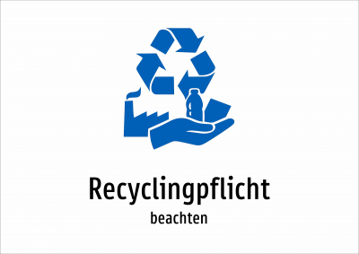 Recyclingpflicht - beachten
