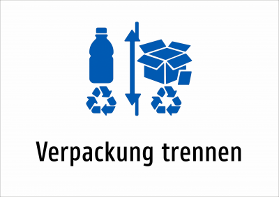 Verpackung trennen