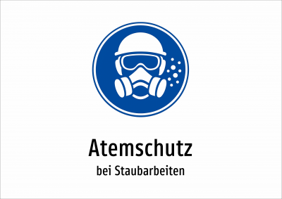 Atemschutz - bei Staubarbeiten