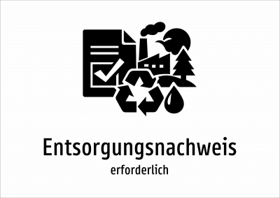 Entsorgungsnachweis - erforderlich