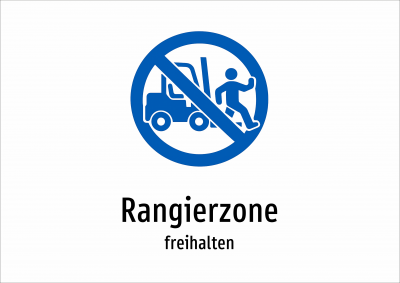 Rangierzone - freihalten