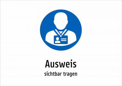 Ausweis - sichtbar tragen