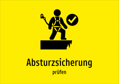 Absturzsicherung - prüfen