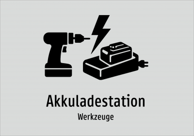 Akkuladestation - Werkzeuge