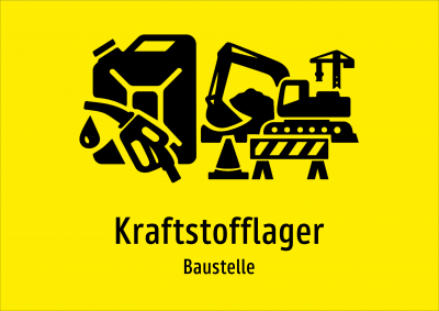 Kraftstofflager - Baustelle