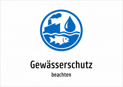 Gewässerschutz - beachten