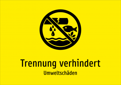 Trennung verhindert - Umweltschäden