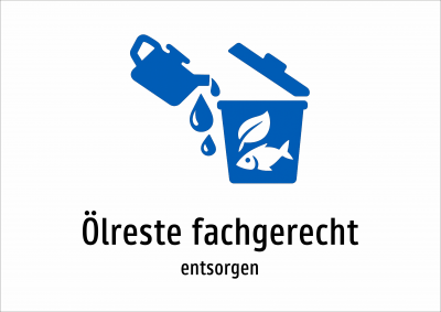 Ölreste fachgerecht - entsorgen