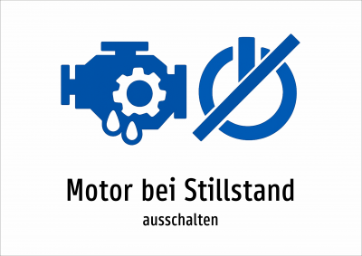 Motor bei Stillstand - ausschalten