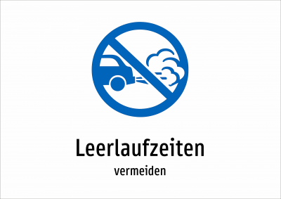 Leerlaufzeiten - vermeiden