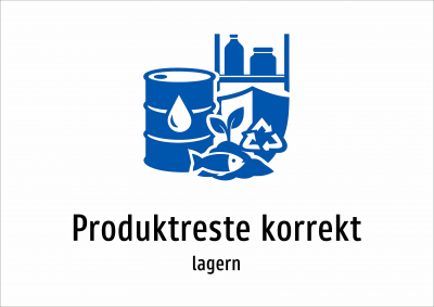 Produktreste korrekt - lagern