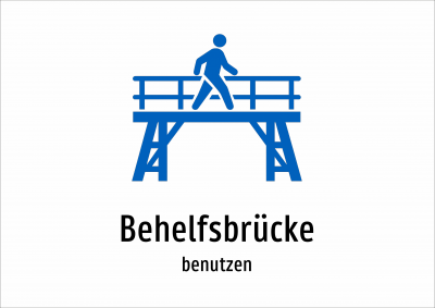Behelfsbrücke - benutzen
