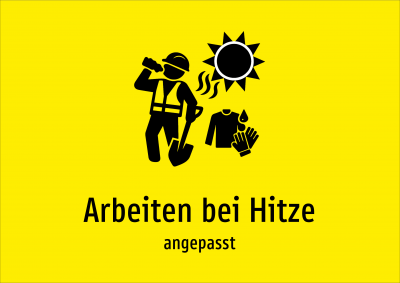 Arbeiten bei Hitze - angepasst