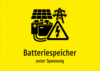 Batteriespeicher - unter Spannung
