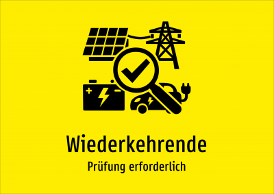Wiederkehrende - Prüfung erforderlich