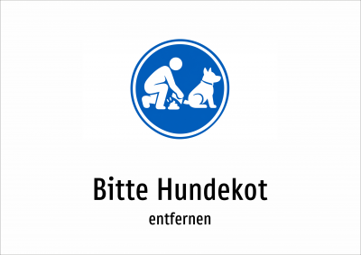 Bitte Hundekot - entfernen