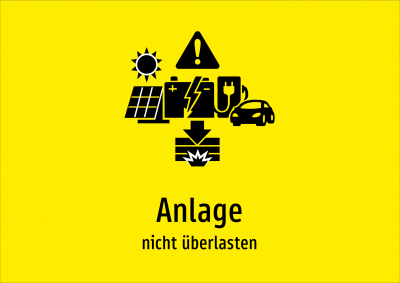 Anlage - nicht überlasten