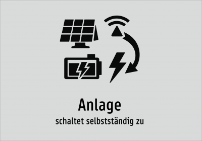 Anlage - schaltet selbstständig zu