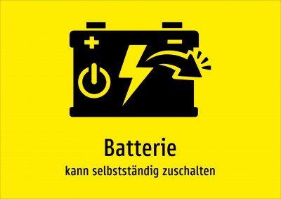Batterie - kann selbstständig zuschalten