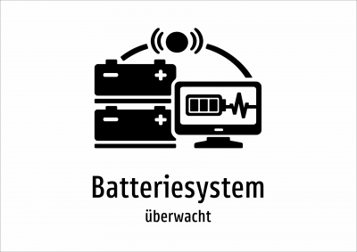 Batteriesystem - überwacht