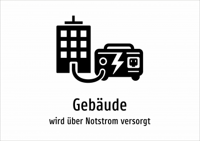 Gebäude - wird über Notstrom versorgt