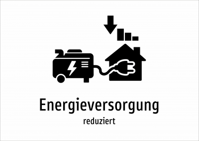 Energieversorgung - reduziert
