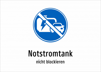 Notstromtank - nicht blockieren