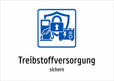 Treibstoffversorgung - sichern