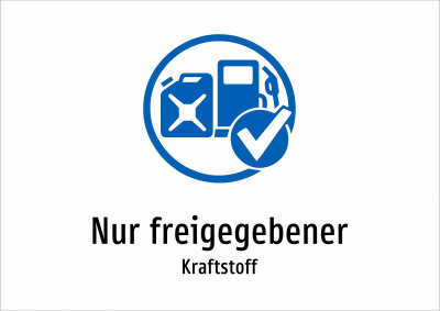 Nur freigegebener - Kraftstoff