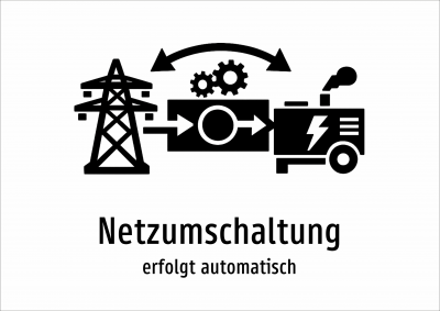 Netzumschaltung - erfolgt automatisch