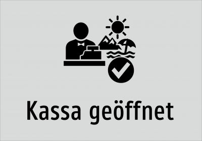 Kassa geöffnet